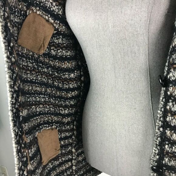 Isabel Marant Barney Bouclé Striped Long Cardigan‎ Sweater Sz 42 - Picture 4 of 12